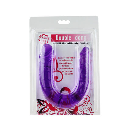 Dildo in jelly Doppio flessibile lilla di Baile, immagine 5
