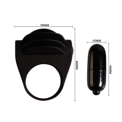 Anello vibratore nero Chester di Pretty Love, immagine 6