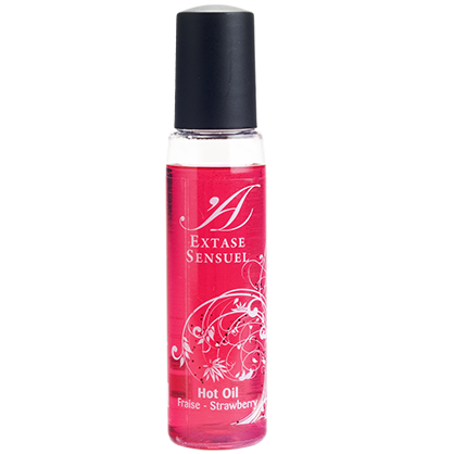 Olio stimolante heat Trip alla fragola 35 ml di Extase Sensual, immagine 2