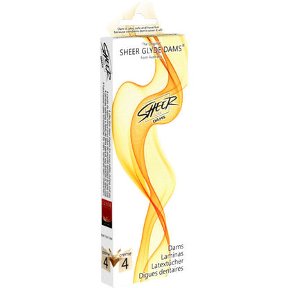 Preservativi Dams Laminas lattice sesso orale vaniglia di Sheer Glyde