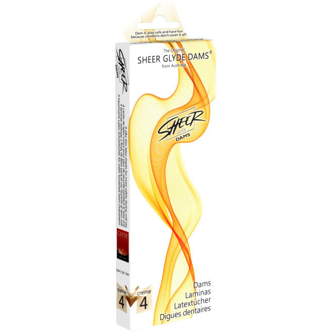 Preservativi Dams Laminas lattice sesso orale vaniglia di Sheer Glyde