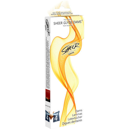 Preservativi Dams Laminas lattice coda del sesso orale di Sheer Glyde