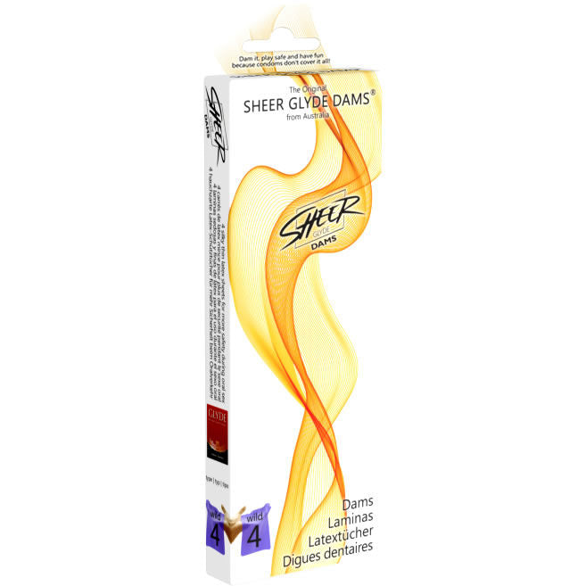 Preservativi Dams Laminas lattice sesso orale More Selvatiche di Sheer Glyde