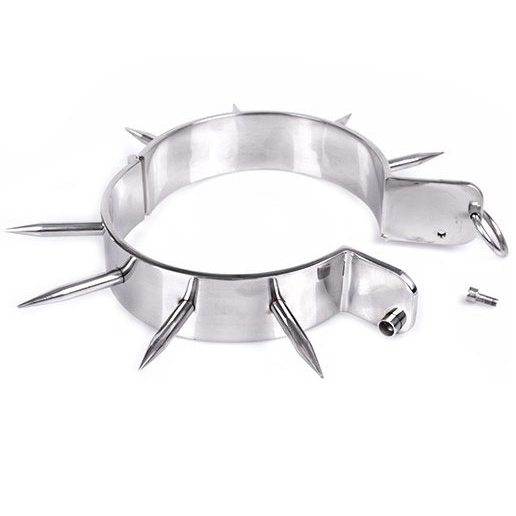 Collare schiavo BDSM con punti di Metal Hard, immagine 2