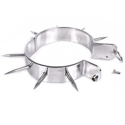 Collare schiavo BDSM con punti di Metal Hard, immagine 2