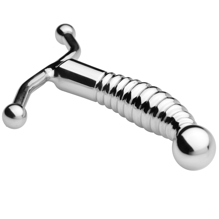 Massaggiatore prostatico in acciaio di Metal Hard
