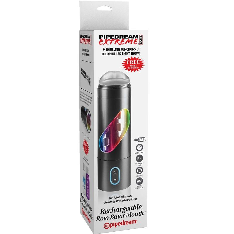 Masturbatore maschile Bocca Roto bator USB, immagine 6