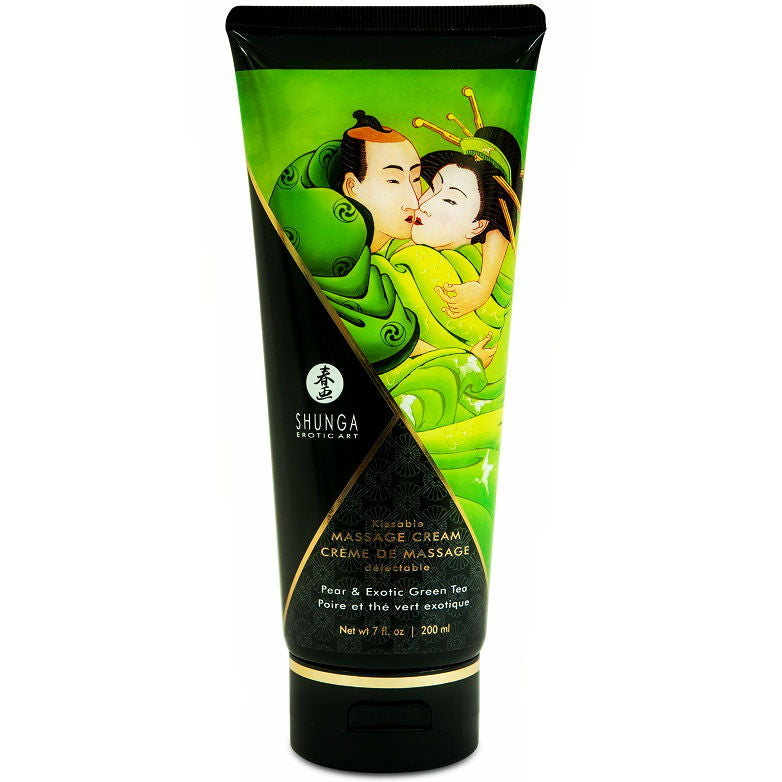 Crema da massaggio pera e tè verde 200 ml di Shunga