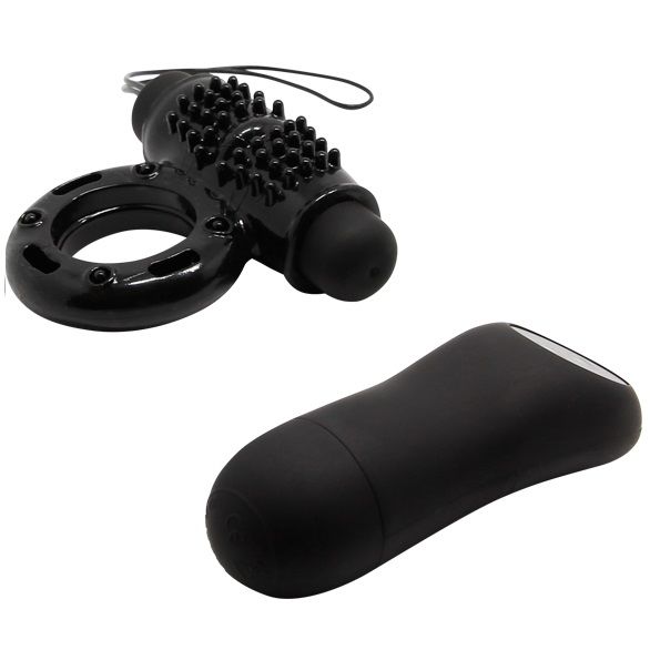 Ovetto vibrante telecomando ring nero 20v di Baile, immagine 2