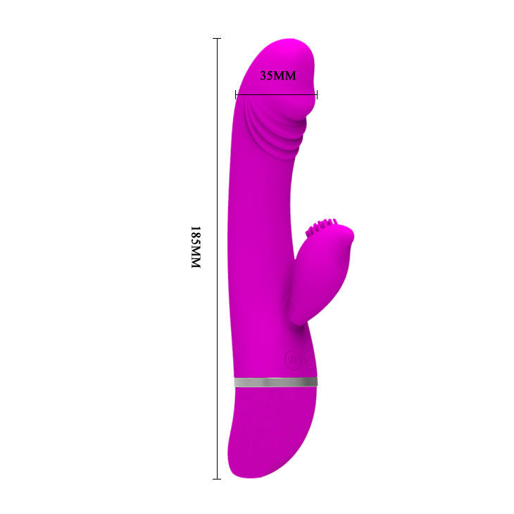 Vibratore con coniglio Flirtazione David di Pretty Love, immagine 5