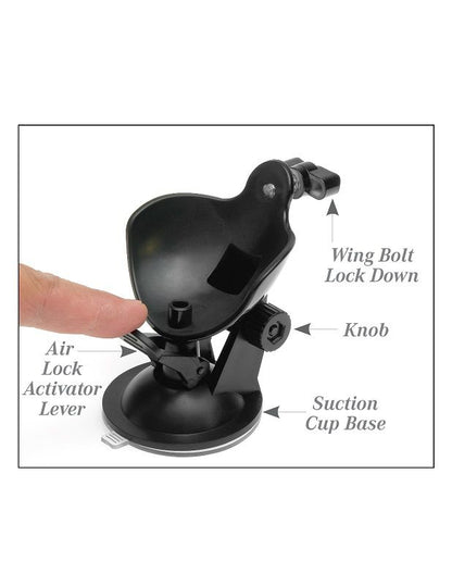 Masturbatore maschile USB pdx mega bator ano nero, immagine 7