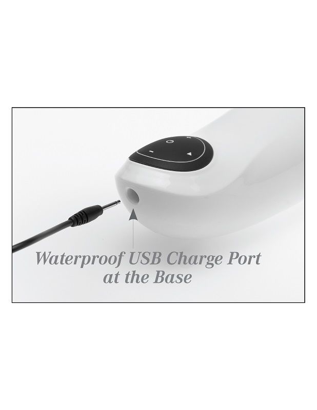 Masturbatore maschile USB pdx mega bator ano nero, immagine 10