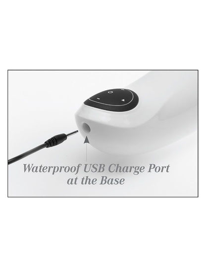 Masturbatore maschile USB pdx mega bator ano nero, immagine 10