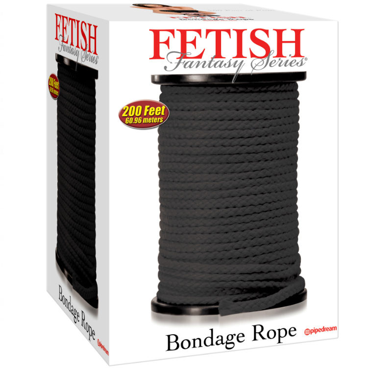 Corda bondage serie nera 60,96 metri di Fetish Fantasy Series