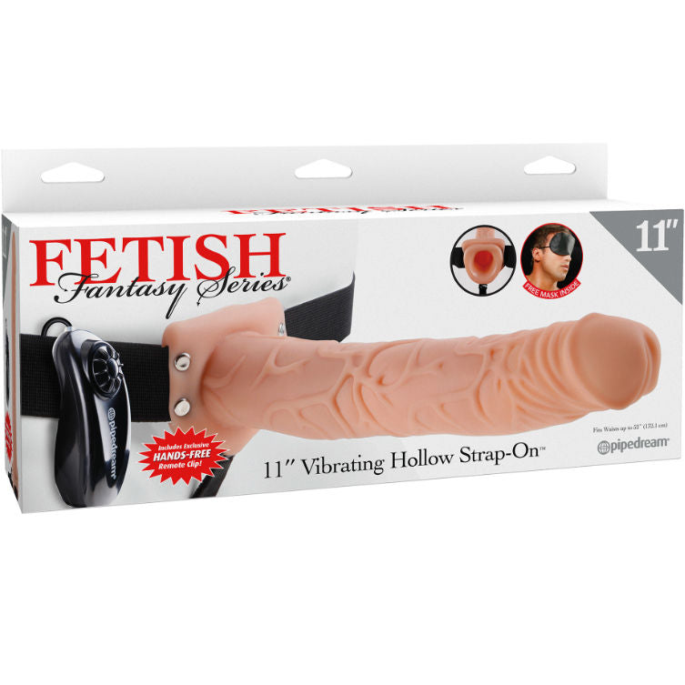 Strap-on vibrante con sfere Series 11 hollow 27.9cm carne di Fetish Fantasy Series, immagine 3