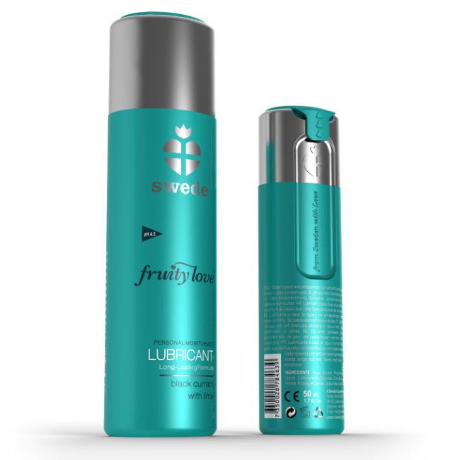 Lubrificante Fruity love ribes nero lime 50 ml di Swede