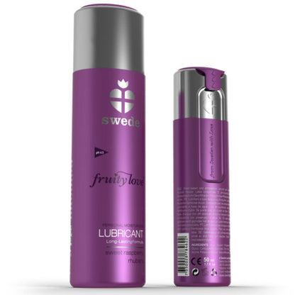 Lubrificante Fruity love lampone Rabarbaro 100 ml di Swede