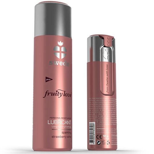 Lubrificante Fruity love fragola fragola vino 100 ml di Swede