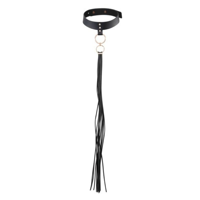 Accessorio sexy maze girocollo con Nappine nero di Bijoux Indiscrets