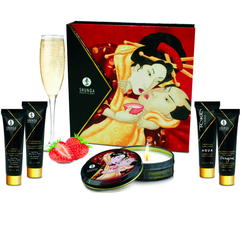 Kit segreto Geisha fragole e cava di Shunga
