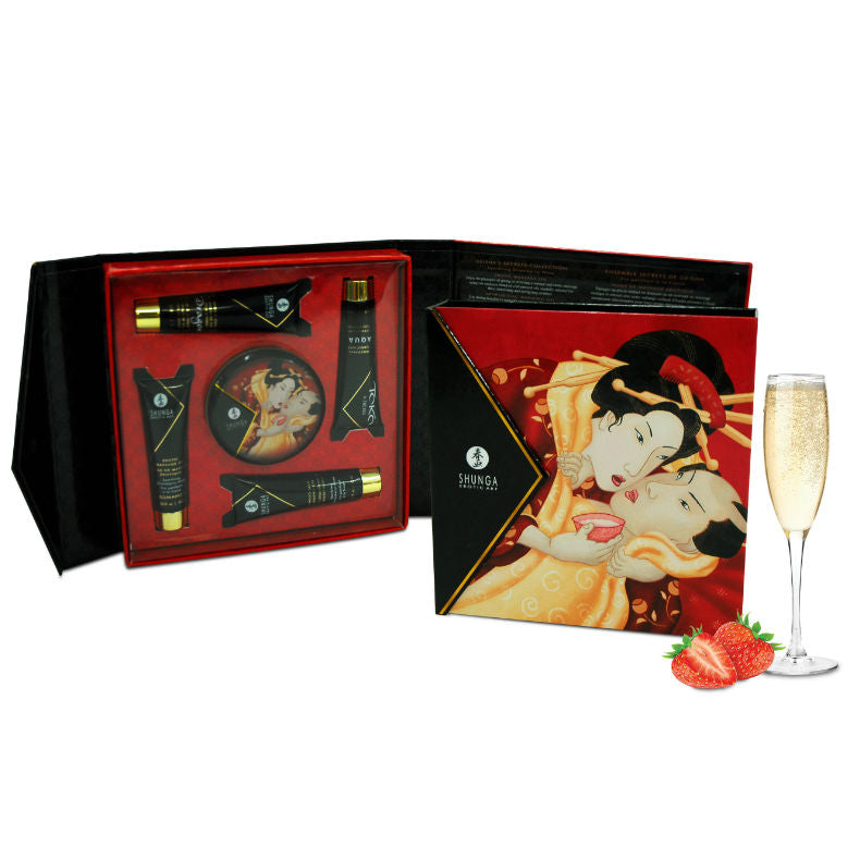Kit segreto Geisha fragole e cava di Shunga, immagine 2