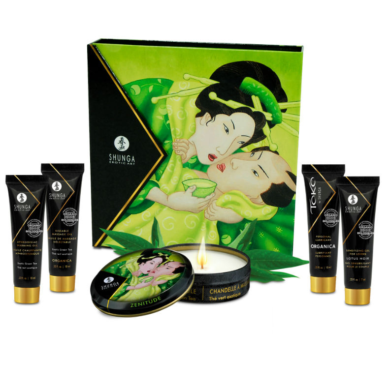 Kit tè verde biologico Geisha segreto di Shunga