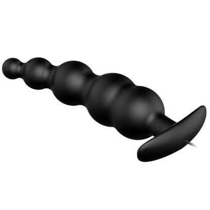 Plug anale in silicone extra stimolazione e 12 modalità di vibrazione nero di Pretty Love, immagine 3