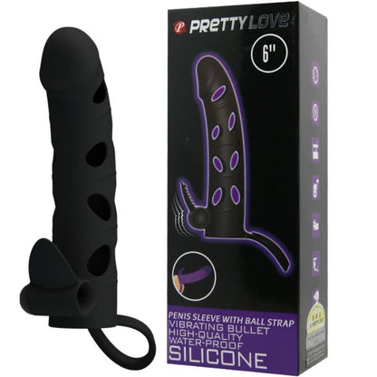 Copertura in silicone con vibrazione 15.2 cm di Pretty Love, immagine 8