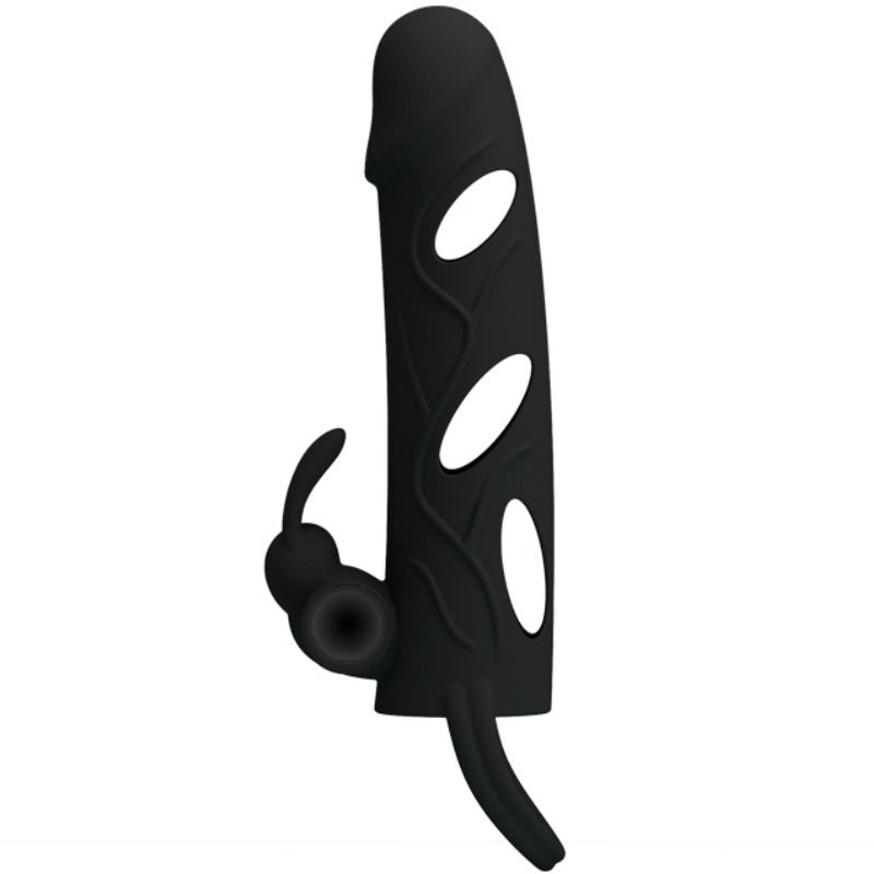 Copertura in silicone con vibrazione 14 cm 1.0 di Pretty Love
