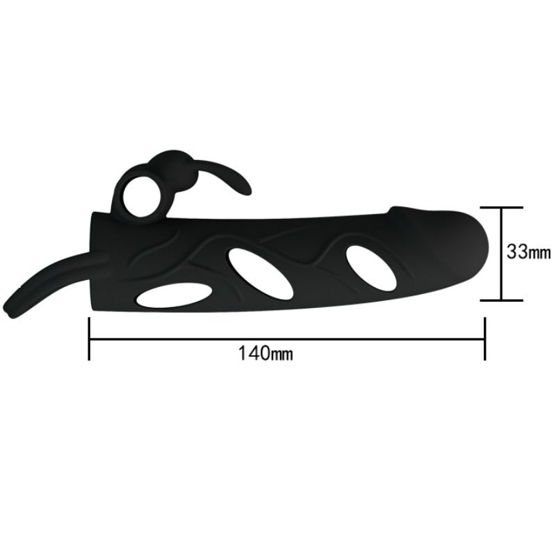 Copertura in silicone con vibrazione 14 cm 1.0 di Pretty Love, immagine 6