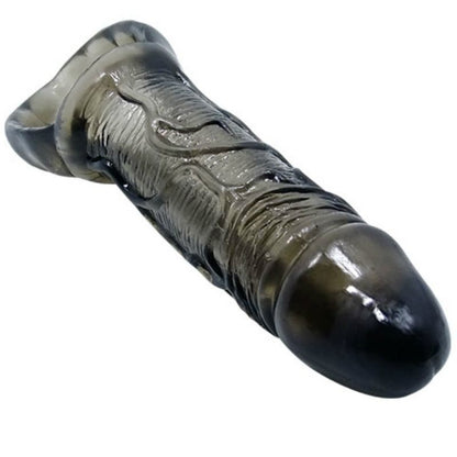 Guaina estensione pene con cinturino per testicoli 11.5 cm di Baile, immagine 4