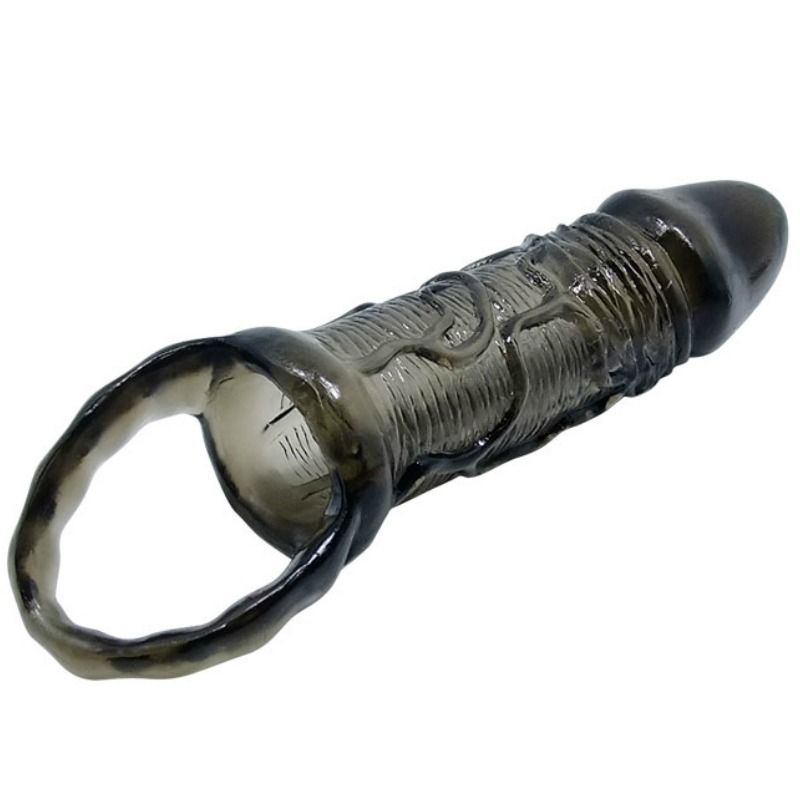 Guaina estensione pene con cinturino per testicoli 11.5 cm di Baile, immagine 5