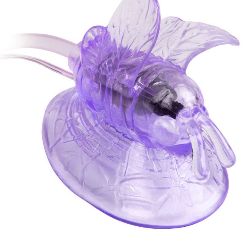 Vibratore farfalla per la stimolazione del clitoride lilla di Baile, immagine 3