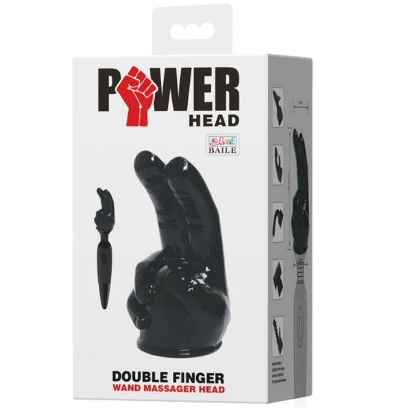 Power Headtestina intercambiabile per massaggiatore a mano di Baile, immagine 6