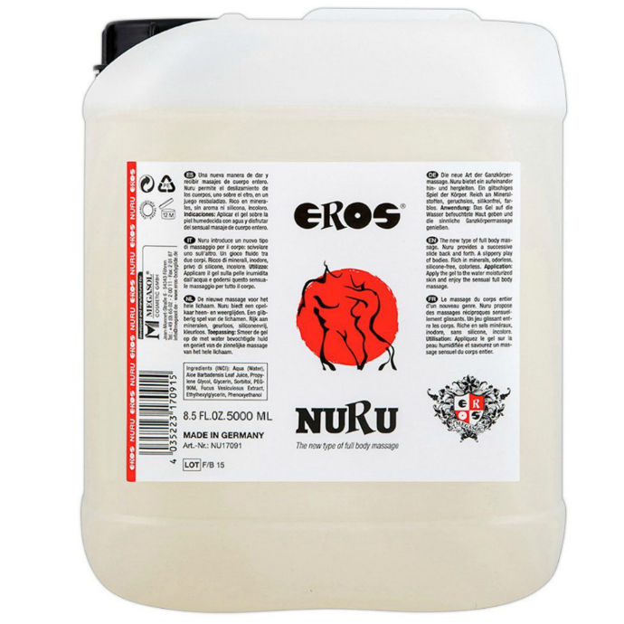 Olio da massaggio nuru ricco di minerali 5000 ml di Eros