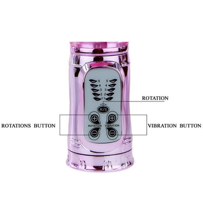 Vibratore ricaricabile con rotazione e stimolatore a farfalla pulsante di Baile, immagine 10