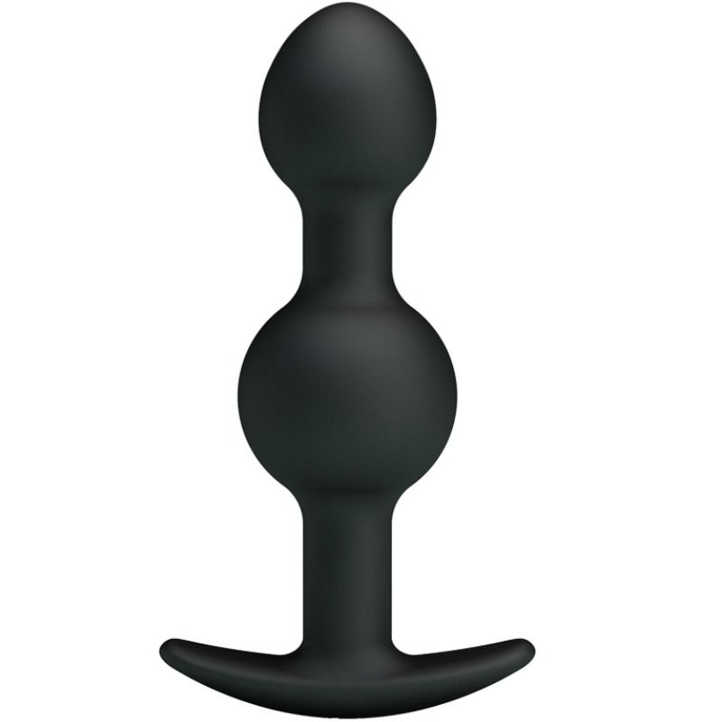 Sfere anali in silicone per stimolazione speciale 10.3 cm nero di Pretty Love