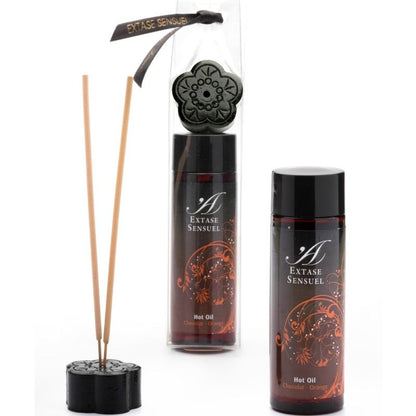 Olio stimolante al cioccolato e arancia 100 ml di Extase Sensual, immagine 2