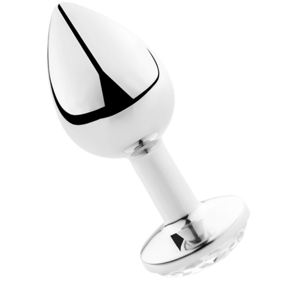 Plug anale trasparente alluminio 7cm di Secretplay