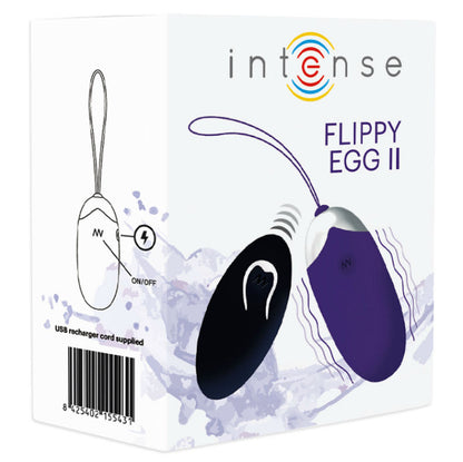 Uovo vibrante flippy II con telecomando viola di Intense, immagine 5