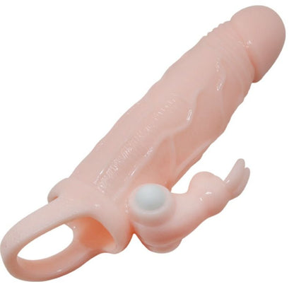 Copertura pene uomo coraggioso con coniglio e carne doppio motore 16.5 cm di Baile, immagine 3