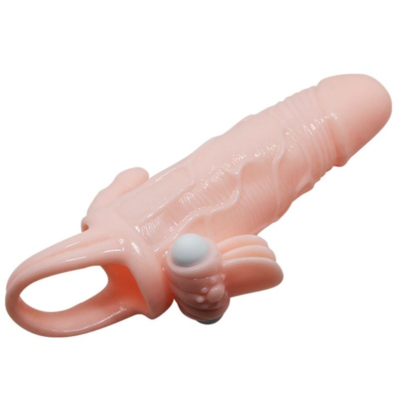 Copertura pene uomo coraggioso con Clitito e carne per stimolazione anale 16.5 cm di Baile, immagine 5