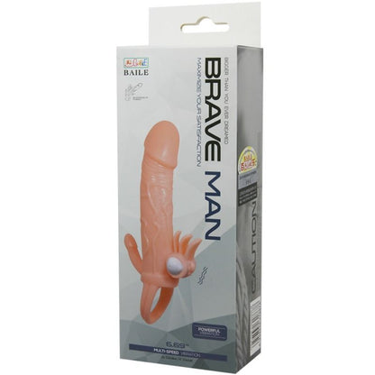 Copertura pene uomo coraggioso con Clitito e carne per stimolazione anale 16.5 cm di Baile, immagine 10