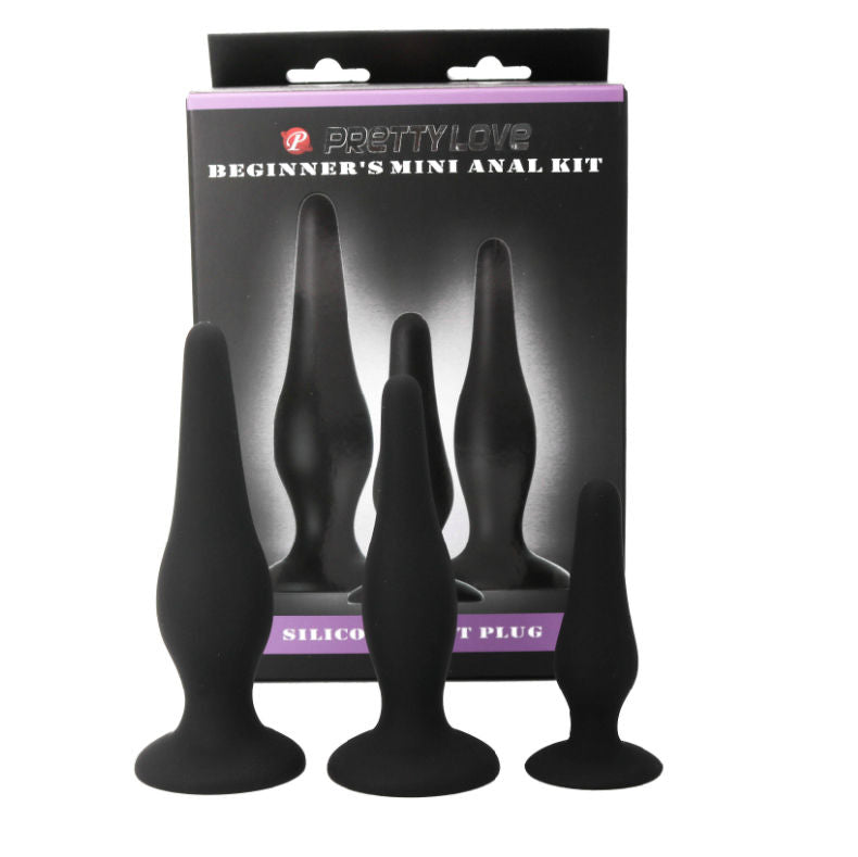 Kit di iniziazione in silicone con tappi anal di Pretty Love, immagine 2