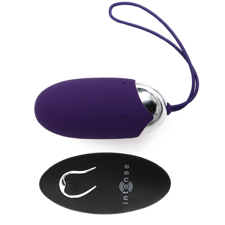 Uovo vibrante flippy II con telecomando viola di Intense, immagine 4