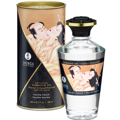 Olio da massaggio effetto caldo al gusto vaniglia fetish 100 ml di Shunga