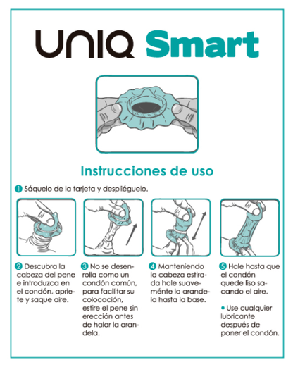 Smart latex free Pre-erection Condoms 3 Units di UNIQ, immagine 2