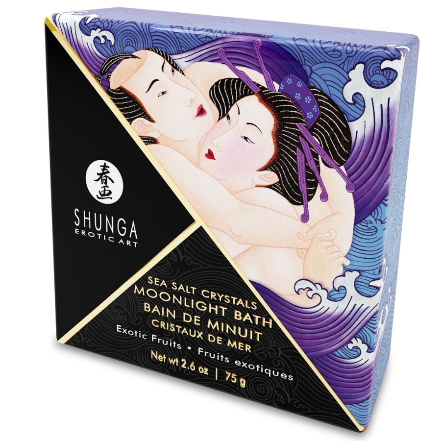 Sali da bagno al gusto viola esotico 75 gr di Shunga