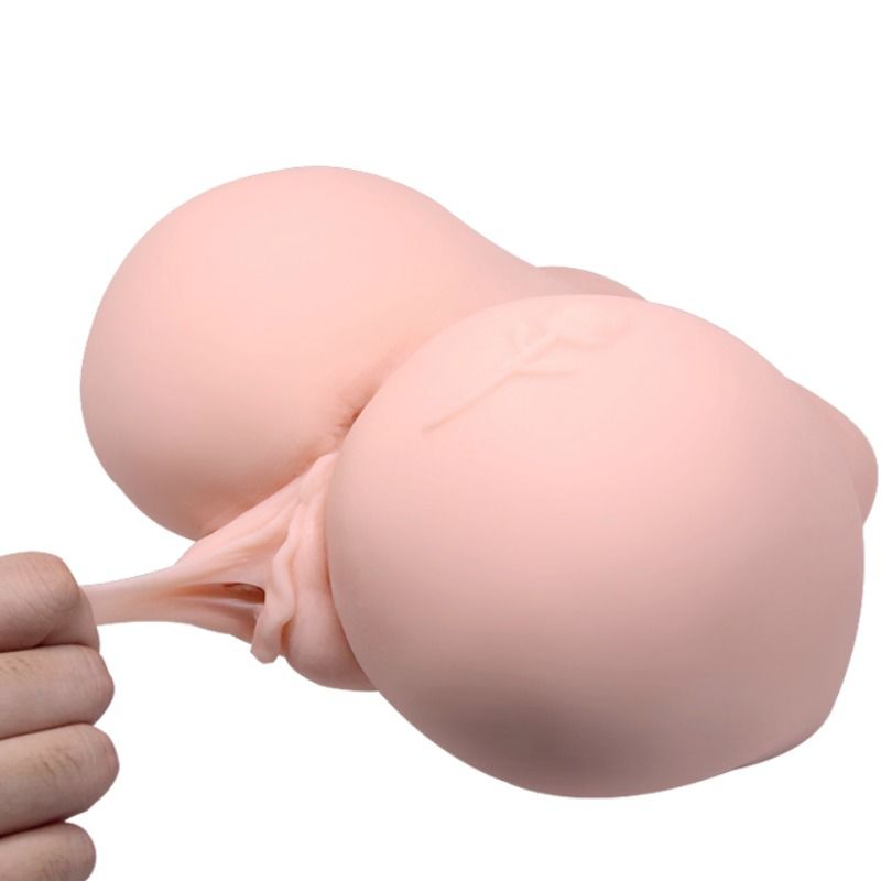 Masturbatore maschile vagina e ano con Tatuaggio realistico con vibrazioni di Crazy Bull, immagine 4
