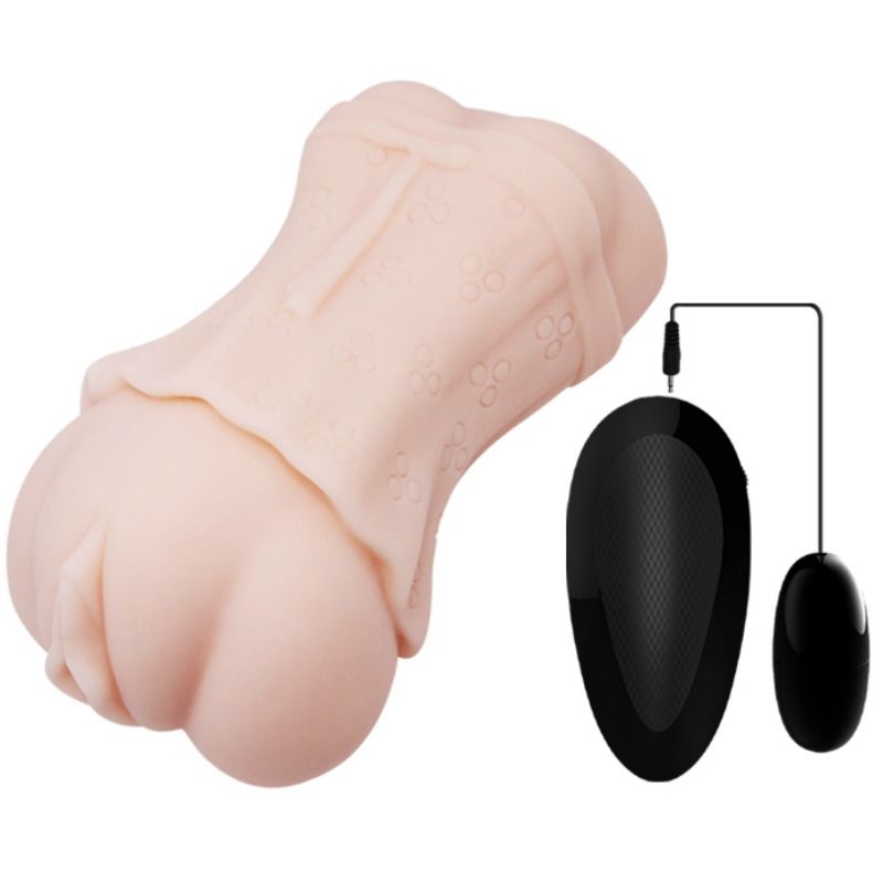 Masturbatore vagina con pelle Acquata con bullet vibrante 2 di Crazy Bull, immagine 2